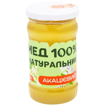 Мед Натуральний Акацієвий 400 г ORGANAT 400 г - купити, ціни на WINETIME - фото 1