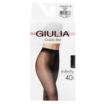 Колготы женские Giulia Infinity 40 Den р.2 Nero