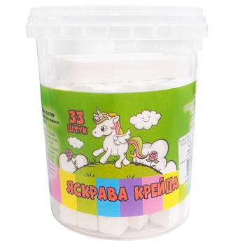 White Сhalk 33pcs - buy, prices for Auchan - photo 1