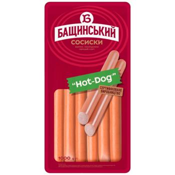 Bashchynskyy Hot-Dog Wieners First Grade ~1kg - buy, prices for NOVUS - photo 1