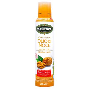 Масло-спрей оливковое Mantova Extra Virgin c орехом 200мл - купить, цены на Таврия В - фото 1