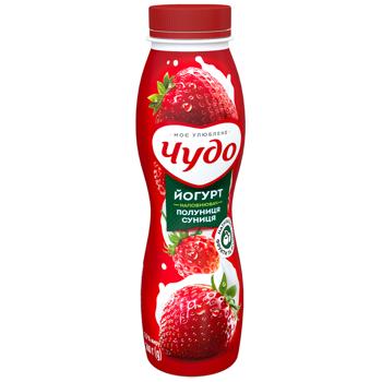 Йогурт Чудо клубника-земляника 2,5% 260г - купить, цены на КОСМОС - фото 2