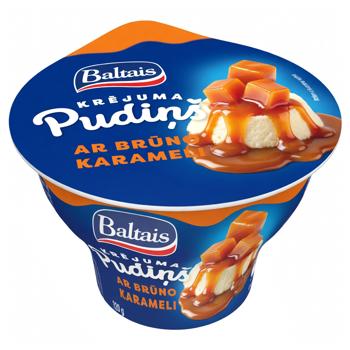 Baltais Cream Pudding with Caramel 150g - buy, prices for COSMOS - photo 1