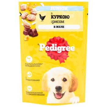 Корм вологий Pedigree з куркою для цуценят 100г