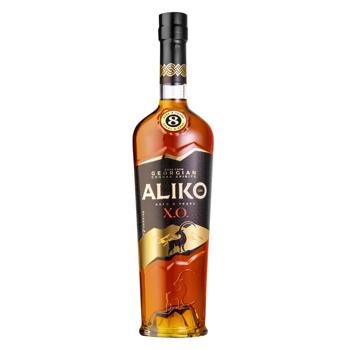 Aliko C&W Х.О. 8 Years Brandy of Ukraine 40% 0.5l - buy, prices for NOVUS - photo 1