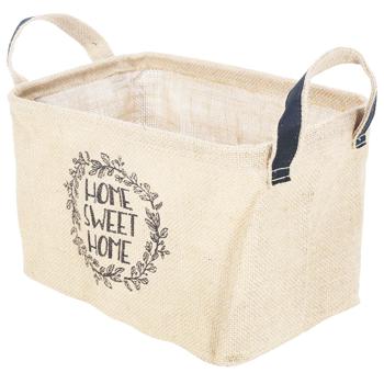 Actuel Jute Basket 30*20*20cm - buy, prices for Auchan - photo 1