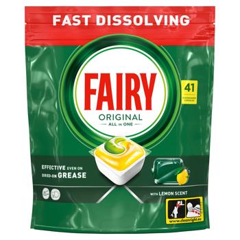 Таблетки для посудомийних машин Fairy Лимон 41шт - купити, ціни на NOVUS - фото 2