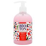 Bioton Mulberry and Raspberry Liquid Cream Soap with Moisturizing Milk 500ml
