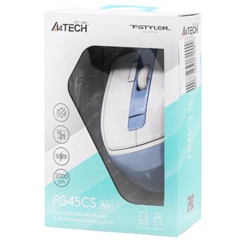 A4Tech FG45CS Air Wireless lcy Blue Mouse - buy, prices for Auchan - photo 1