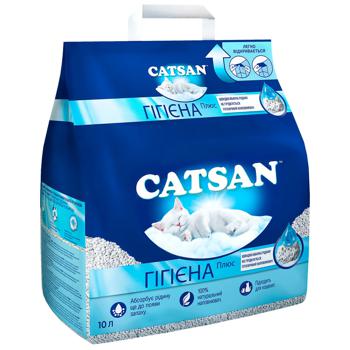 Catsan Hygiene Plus Mineral Cat Litter 10l - buy, prices for COSMOS - photo 2