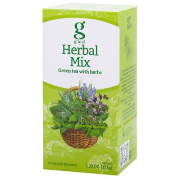 Чай зелений G'tea! Herbal Mix з травами 1,5г*25шт - купити, ціни на NOVUS - фото 1