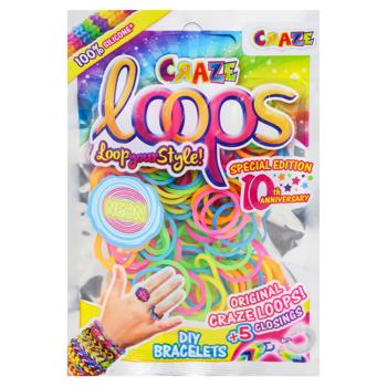 Craze Loops DIY Bracelets Creativity Set 100pcs in Assortment - buy, prices for - photo 3