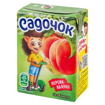 Sadochok Peach-Apple Juice with Pulp 200ml - buy, prices for COSMOS - photo 4
