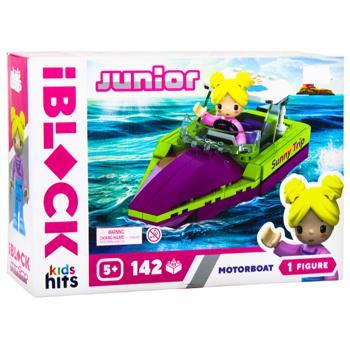 Конструктор Iblock Junior  Kids Hits Моторний човен 142 деталі - купити, ціни на - фото 2