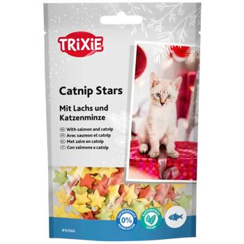 Trixie Catnip Stars Salmon and Catnip Cat Snack 50g