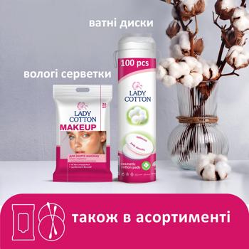 Палички ватні Lady Cotton в поліетиленовому пакеті 100шт - купити, ціни на Cупермаркет "Харків" - фото 7