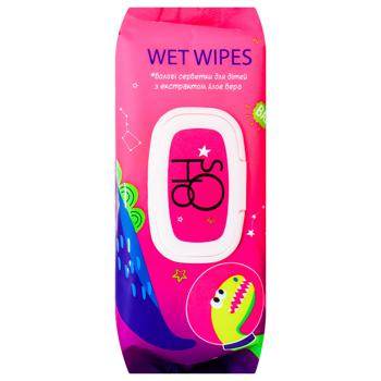 Soho Wet Wipes for Children with Aloe Vera Extract 100pcs - buy, prices for EKO Market - photo 2