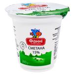 Сметана Фанні 15% 260г