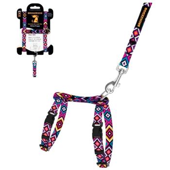 Barksi BronzeDog Urban шлея з повідцем для собак XXS - різнокольоровий - купити, ціни на MasterZoo - фото 2