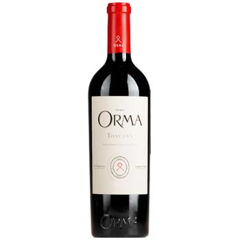 Вино Orma Toscana червоне сухе 15% 0,75л - купити, ціни на КОСМОС - фото 1