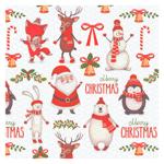 Silken Christmas Mood 2-Ply Table Napkins 33x33cm 12pcs