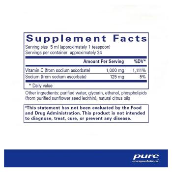 Pure Encapsulations Liposomal Vitamin C 120ml - buy, prices for - photo 3