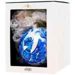 Куля ялинкова Різдвяні Історії Петриківка Синя пташка 10см