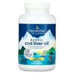 Nordic Naturals Lemon Flavored Arctic Cod Liver Oil 180 softgels