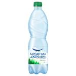 Вода слабогазированная Карпатская Джерельна минеральная 0,5л