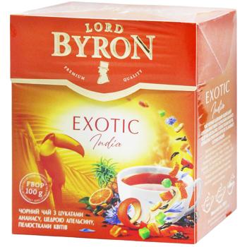 Чай черный Lord Byron Exotic среднелистовой 100г