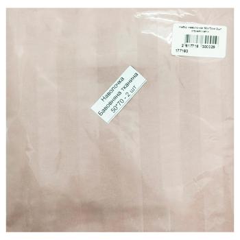 Stripe/Satin Pillowcase 50*70cm 2pcs - buy, prices for Vostorg - photo 3