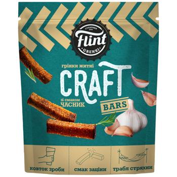 Flint Craft Garlic Rye-Wheat Rusks 90g