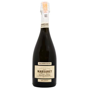 Marsuret Sui Lieviti Prosecco White Dry Sparkling Wine 11.5% 0.75l