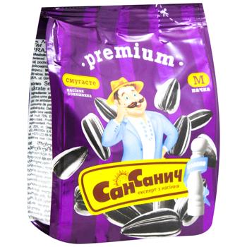 Насіння соняшника Сан Санич Преміум смугасте солоне 95г - купити, ціни на Чудо Маркет - фото 2