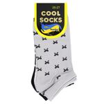 Набор носков женских Cool Socks короткие р.25-27 черный/серый/серый 3 пары