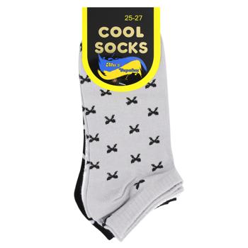 Cool Socks Set of Short Women's Socks s.25-27 Black/Grey/Grey 3 pairs