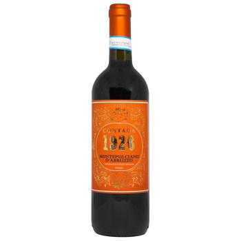 Contada 1926 Montepulciano D'Abruzzo Red Dry Wine 13% 0.75l - buy, prices for COSMOS - photo 1