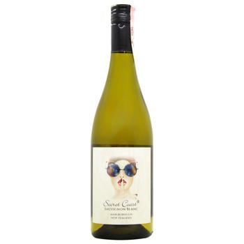 Вино Secret Coast Sauvignon Blanc біле сухе 12,5% 0,75л