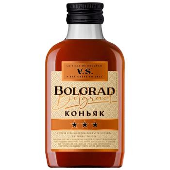 Bolgrad 3 Years Cognac 40% 100ml - buy, prices for Torba - photo 1