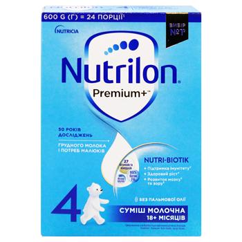 Суміш молочна суха Nutrilon Premium+ 4 з 18 місяців 600г - купити, ціни на Таврія В - фото 3