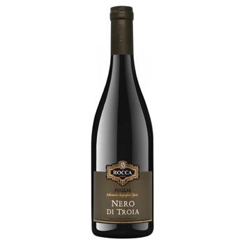 Rocca Nero di Troia Puglia IGT red semi-dry wine 14% 0.75l - buy, prices for NOVUS - photo 1