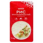 Рис Novus круглозернистий шліфований 1кг
