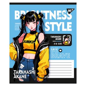 Зошит Yes Brightness style в клітинку 24 аркуші в асортименті - купити, ціни на - фото 3