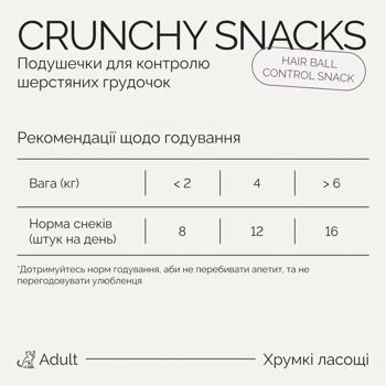 Лакомство для кошек Savory Hair Ball Control Snack с курицей для выведения шерсти 180г - купить, цены на - фото 2