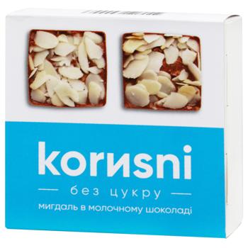 Мигдаль Korusni в молочному шоколаді 120г - купити, ціни на КОСМОС - фото 1