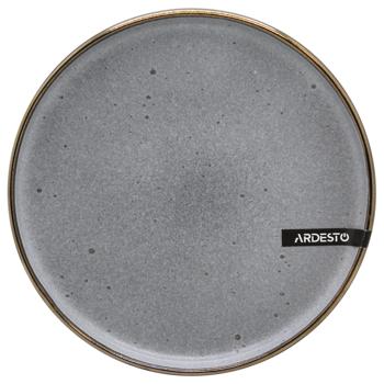 plate ardesto grey 19.6cm China