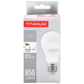 Titanum LED Lamp A60 10W E27 4100K - buy, prices for COSMOS - photo 4