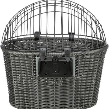 Trixie Front Bicycle Basket корзина на велосипед для собак 44x41x34 см - антрацит - купити, ціни на MasterZoo - фото 3