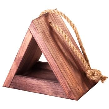 House for Birds Hut Wood Hanging Bird Feeder - buy, prices for MasterZoo - photo 1