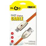 Кабель Klgo для передачи данных Android-Mirco USB 1м S-87
